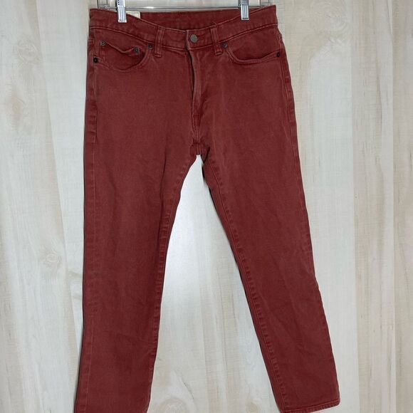 Abercrombie and Fitch red rust color skinny jeans,‎ size 29 - Picture 6 of 16